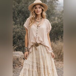 FREE PEOPLE : Oversized Top Dust Storm